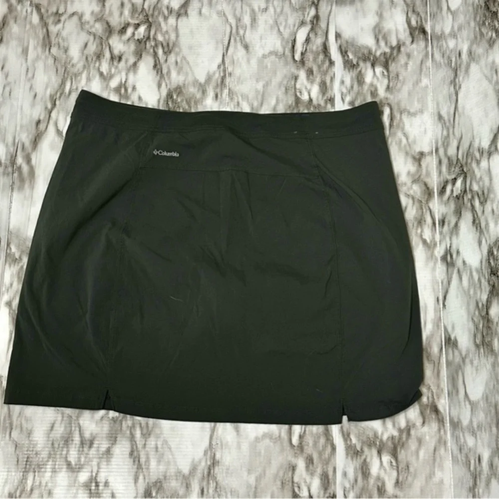 Columbia Omni-Shield Skort in Dark Olive Outdoors Hiking Quick Dry Sporty